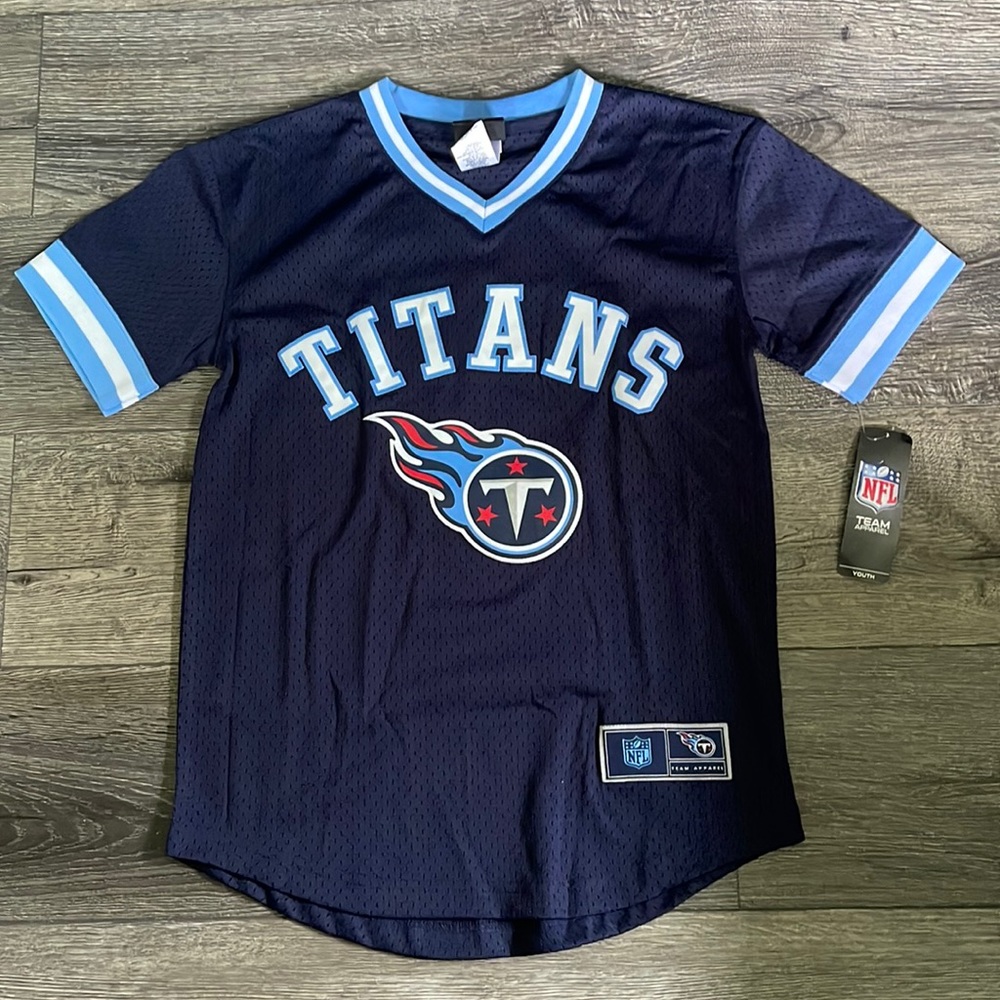 YOUTH Tennessee Titans Short Sleeve Jersey, size M (10/12)